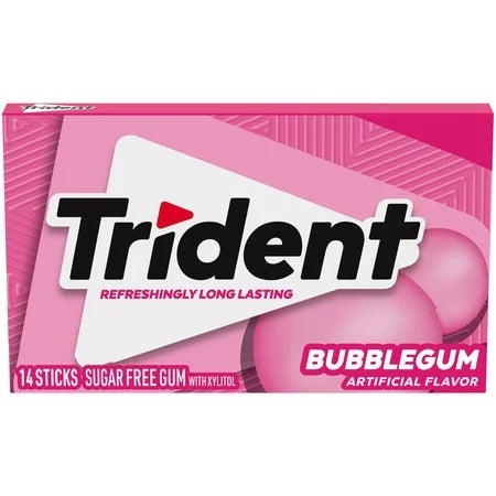 Trident Bursting With More Flavor Bubblegums 14s