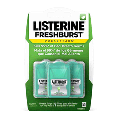 Listerine Fresh Burst Strips 72s