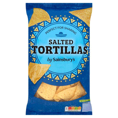 Sainsbury's Salted Tortillas Chips 200g