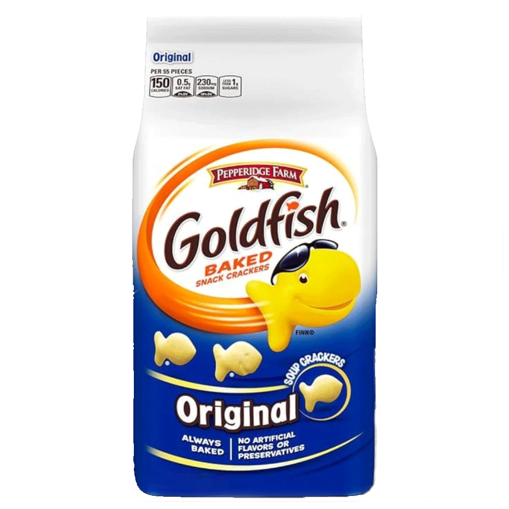 Gold Fish Original Baked Snack Crackers 187g