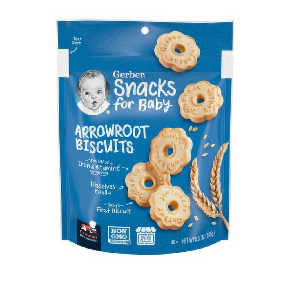 Gerber Arrowroot Biscuits 10+months 155g