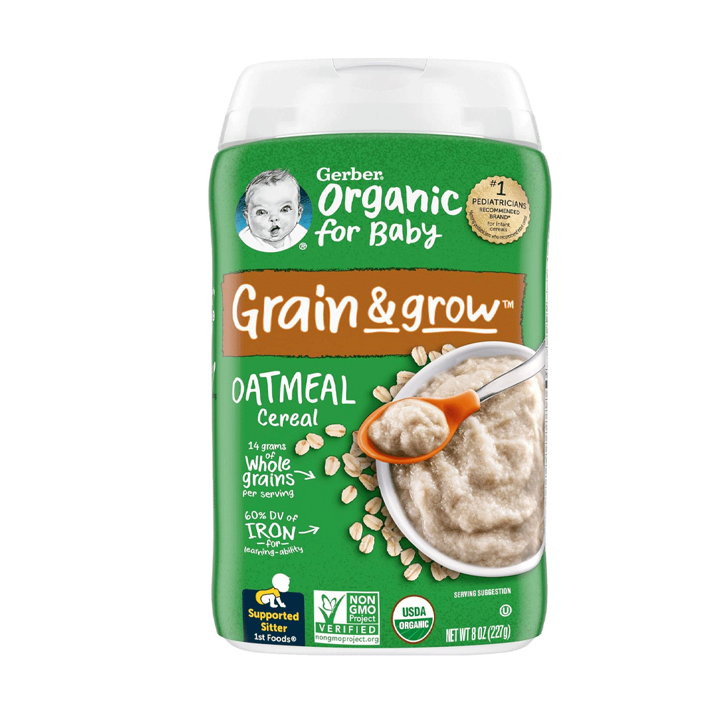Gerber Orgnic Oat Meal Cereal 227g