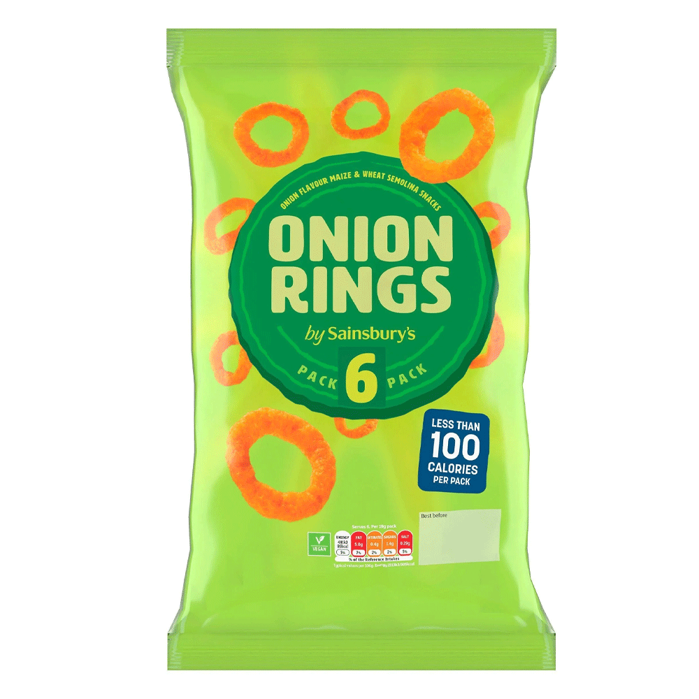 Sainsburys Onion Rings 114g