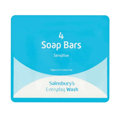 Sainsburys Sensitive Soap Everyday Wash 4pk 4x 125g