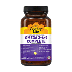 Country Life Omega 3-6-9 Softgels 90s