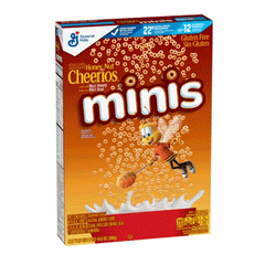 General Mills Honey Nut Cheerios Minis Cereal 306g