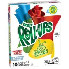 Fruit Roll-ups Blasting Berry Hot Colors Jelly 10s 141g