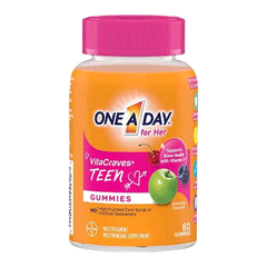 One A Day For Her Vita Craves Teen Gummies 60s