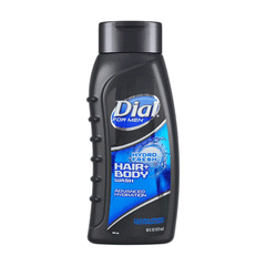 Dial For Men Hydro Fresh Hair+body Wash 473ml