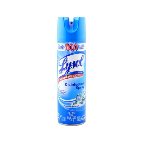 Lysol Spring Waterfall Scent Disinfectant Spray 538g