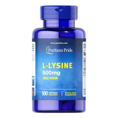 Puritans Pride L-Lysine 500mg Cap 100s