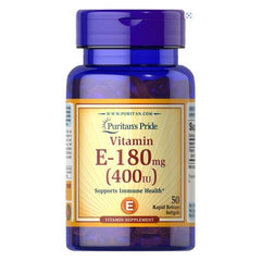 Puritans Pride Vitamin E-180mg 400iu Softgels 50s