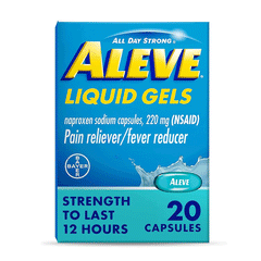 Aleve Liquid Gels Capsules 20s Box (Imp)