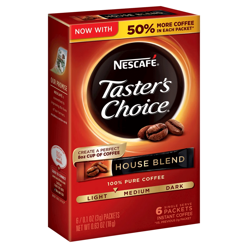 Nescafe Taster's Choice House Blend Coffee 5 Packets