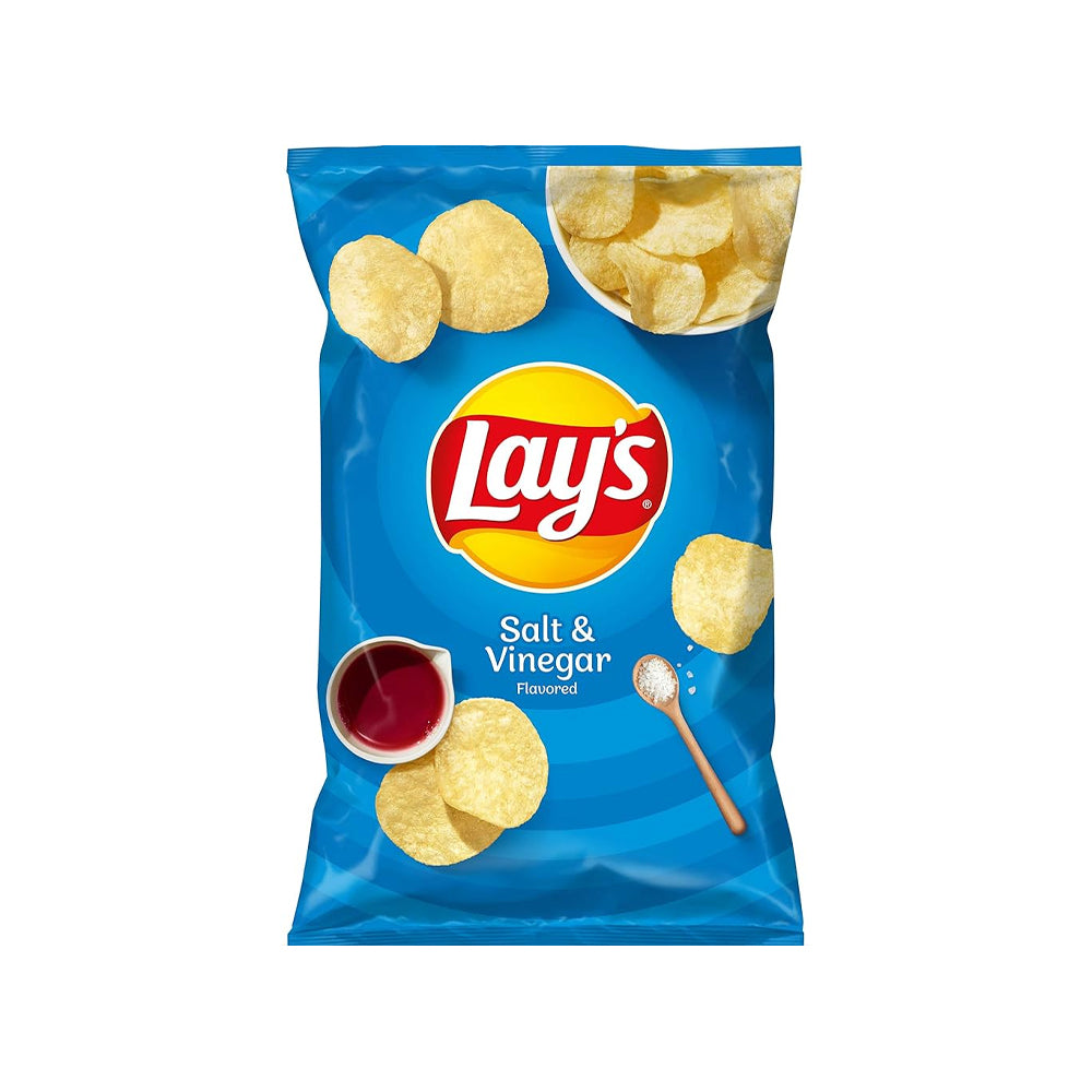 Lays Salt & Vinegar Potato Chips 184.2g