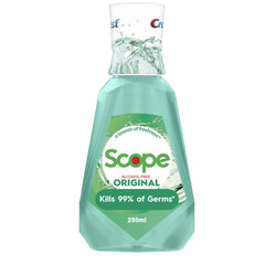 Crest Scope Alcohol Free Original Mouth Wash 250mL