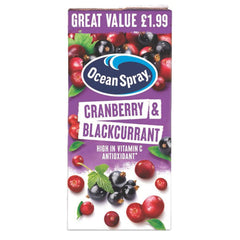 Ocean Spray Cranberry & Blackcurrant Juice 1ltr