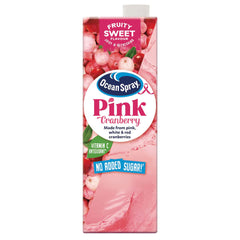 Ocean Spray Pink Cranberry No Added Sugar Juice 1ltr