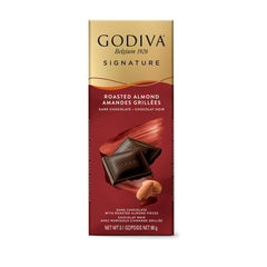 Godiva Signature Roasted Almond Dark Chocolate90g