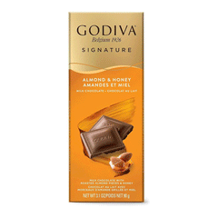 Godiva Signature Almond & Honey Milk Chocolate 90g