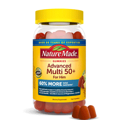 Nature Made Gummies Advnace Multi 50+ For Him 111s