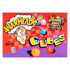 War Heads Cubes Sour Sweet & Fruity Chewy Candy 113g
