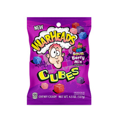 War Heads Cubes Sour Berry Mix Chewy Candy 127g