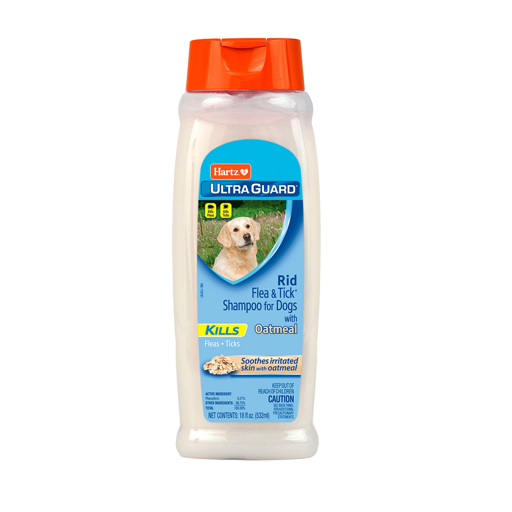 Harts Shampoo Flea & Tick Oatmeal 532ml