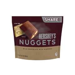 Hersheys Nuggets Milk Chocolate With Alomnds Bag 286g