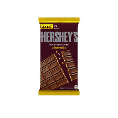 Hersheys Milk Chocolate With Almonds Bar 208g