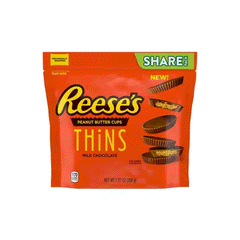 Reeses Peanut Butter Cups Thins Chocolate 208g