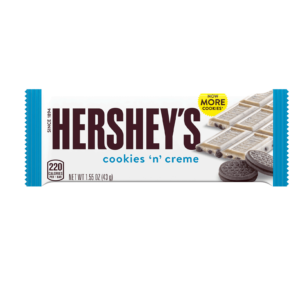 Hersheys Chocolate Cookies N Cream 43g