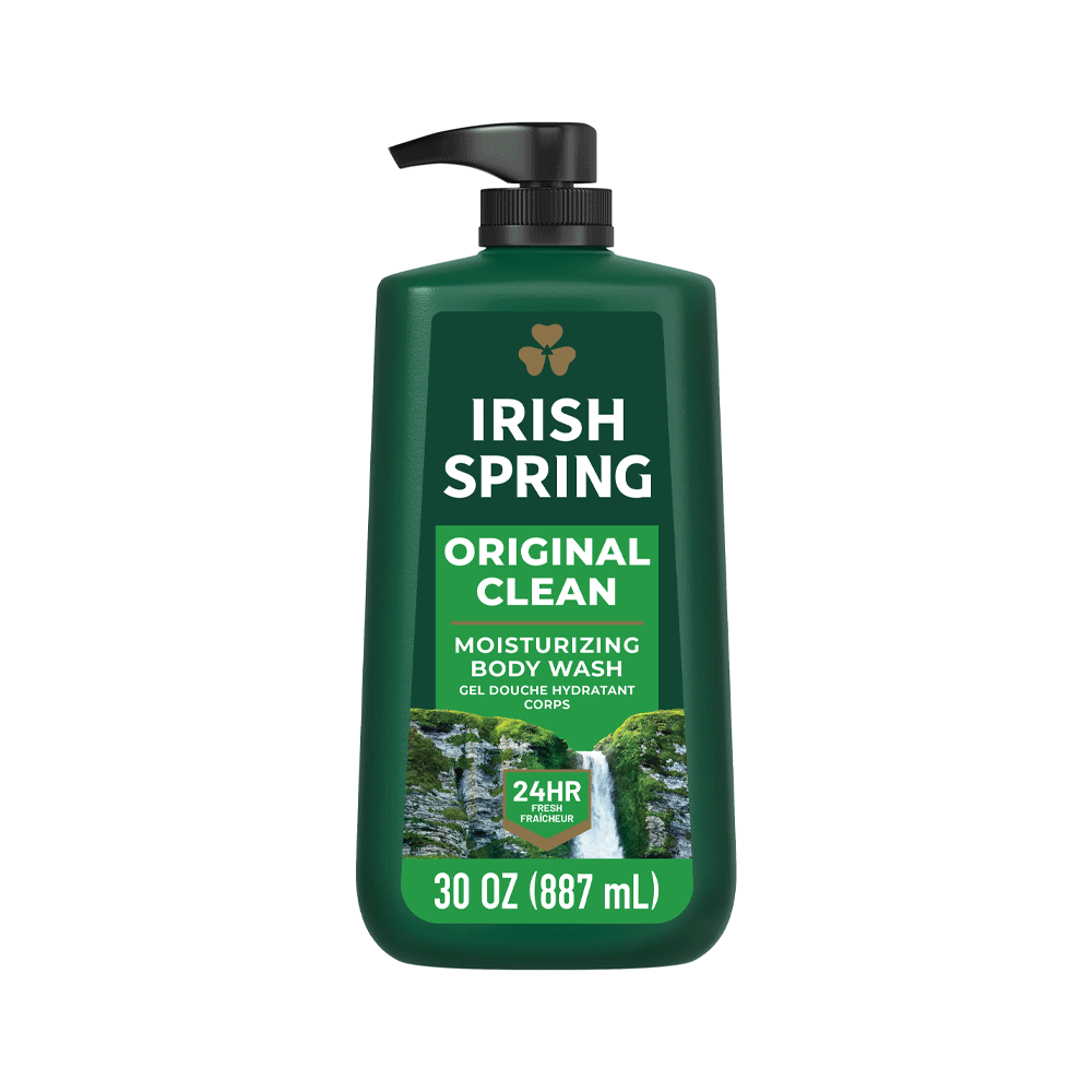 Buy Irish Spring Original Clean Moisturizing Face+body Wash 887ml ...