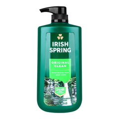 Irish Spring Original Clean Moisturizing Face+body Wash 887ml