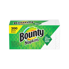 Bounty Napkins White Blanc 2x100