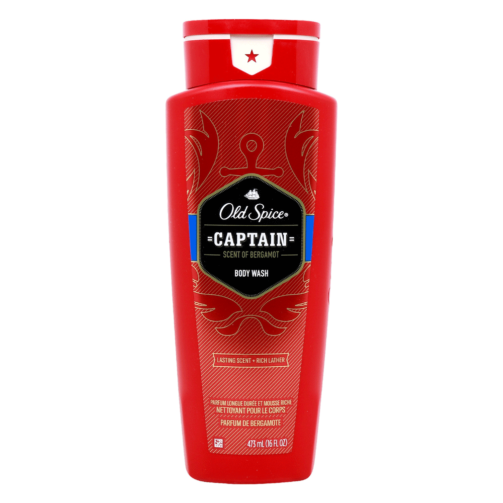 Old Spice Captain Bergamot Body Wash 473ml