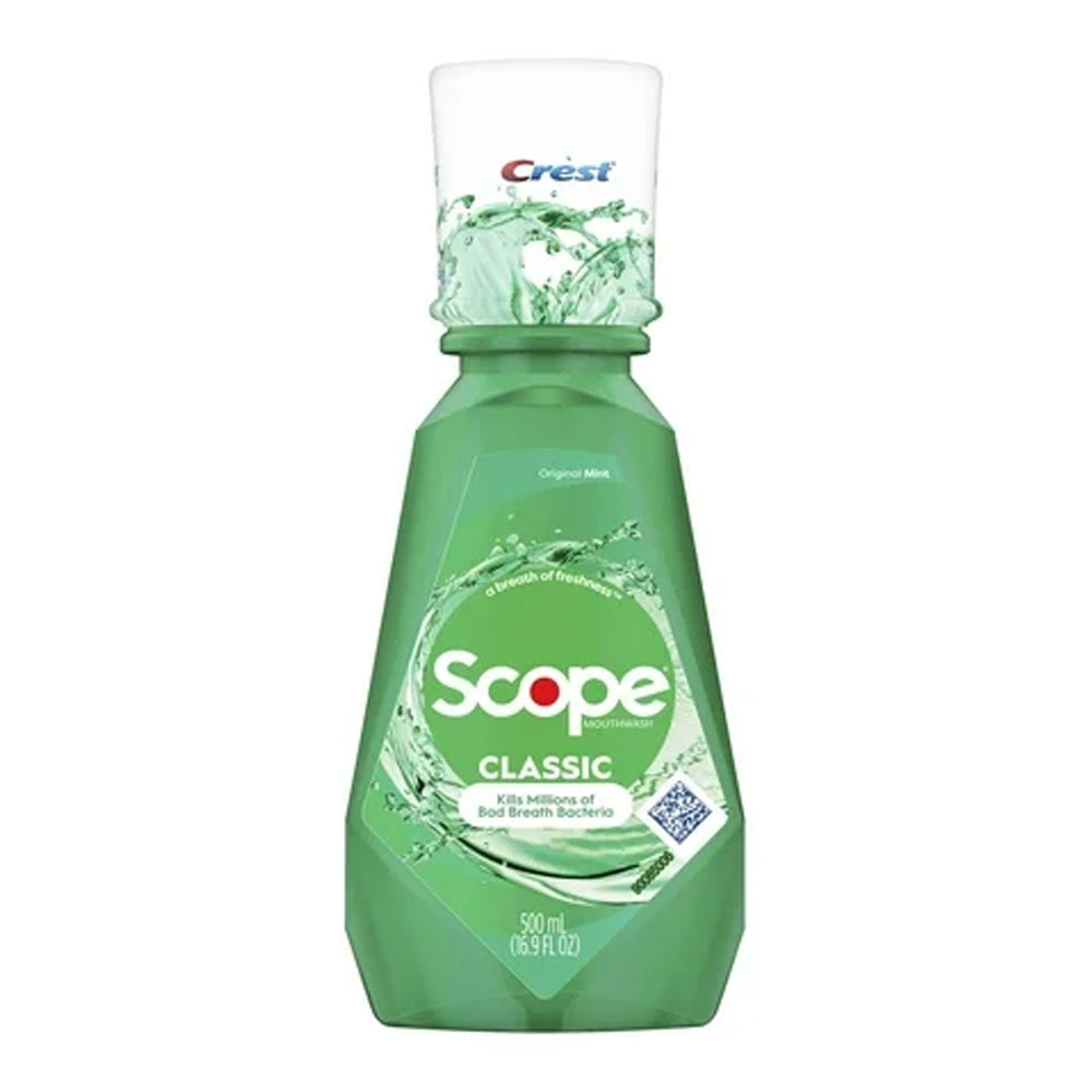 Crest Scope Classic Original Mint Mouth Wash 500ml