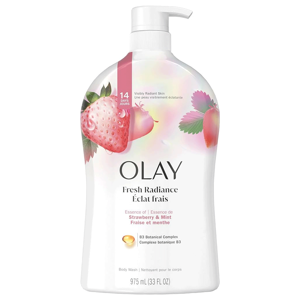 Olay Fresh Radiance Strawberry & Mint Body Wash 975ml