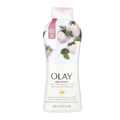 Olay Fresh Outlast White Strawberry & Mint Body Wash 650ml