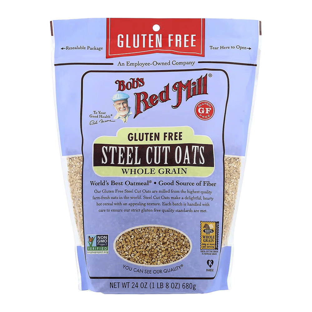 Bobs Red Mill Steel Cut Oats Whole Grain G/f 680g