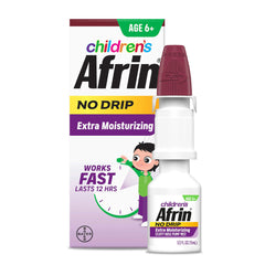 Afrin Childrens No Drip Extra Moisturizing Stuffy Nose Pump Mist 15ml