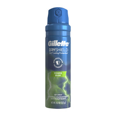 Gillette Power Rush Body Spray 122g