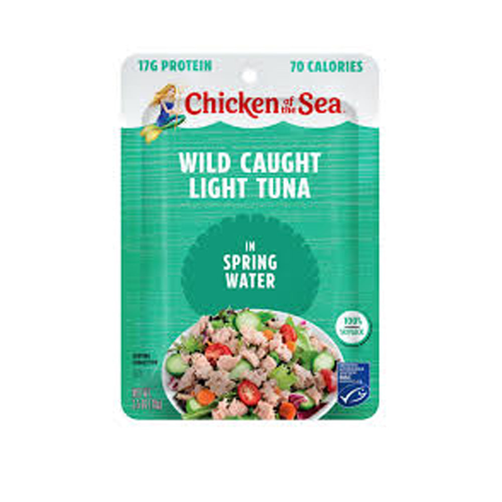 Chicken Of The Sea Wild Caught Light Tuna In Spring Water 70g