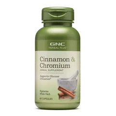 Gnc Cinnamon & Chromium Veg Cap 60s