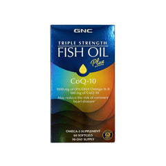 Gnc Fish Oil Plus Coq-10 Softgels 60s