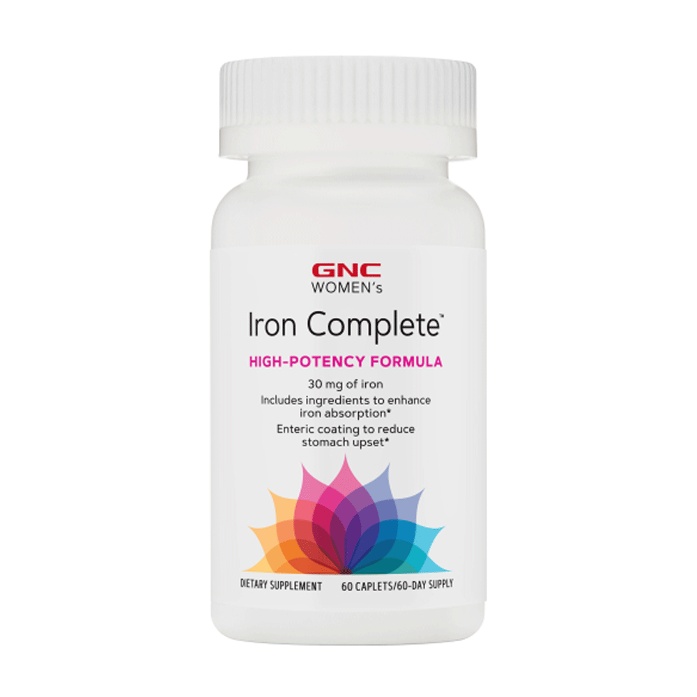 Gnc Womens Iron Complete Caplets 60s