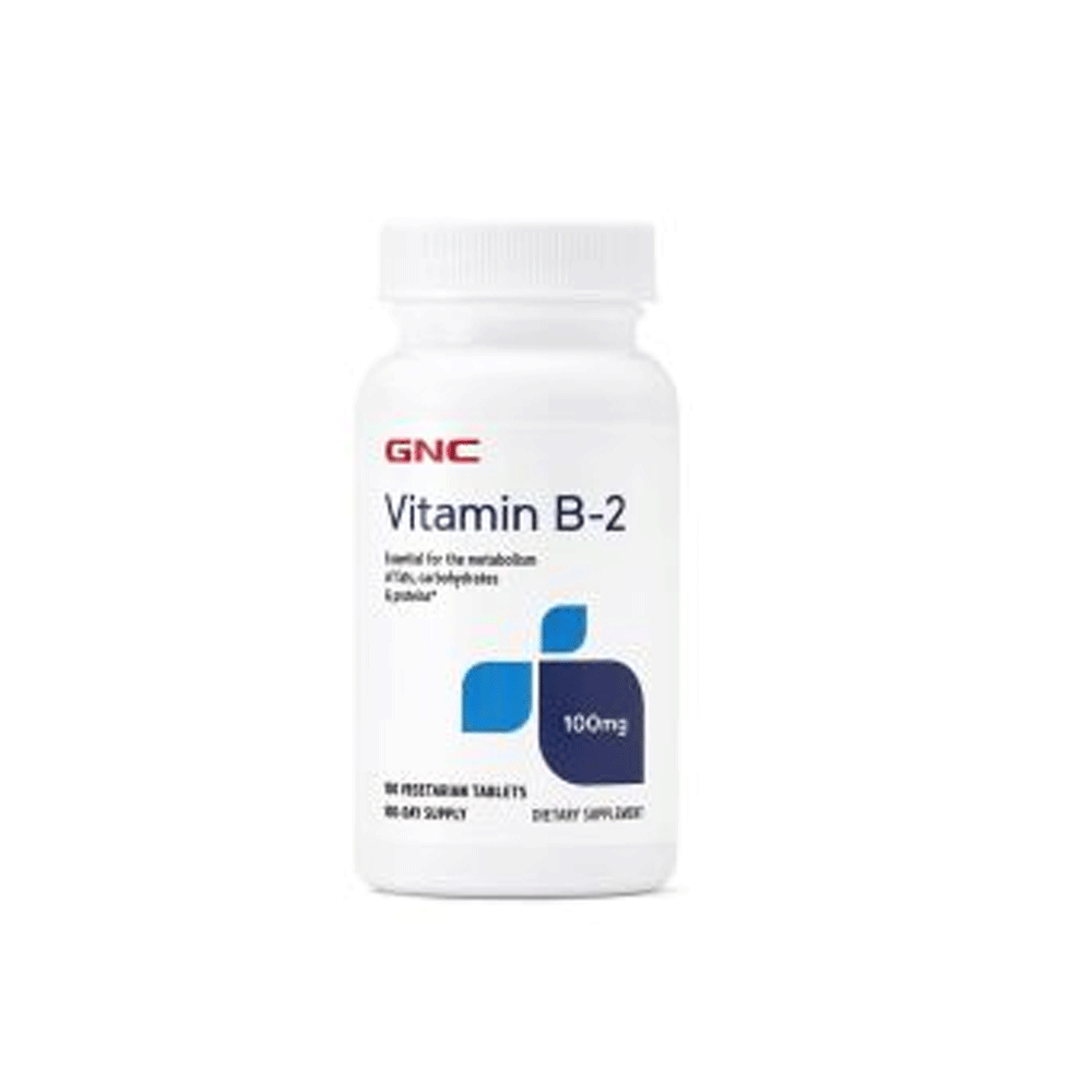 Gnc Vitamin B-2 100mg Tab 100s