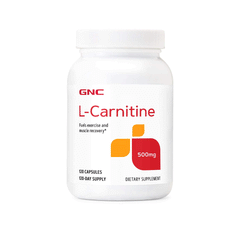 Gnc L-carnitine 500mg Capsules 120s