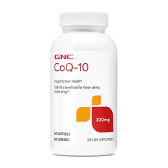 Gnc Coq-10 200mg Softgels 60s