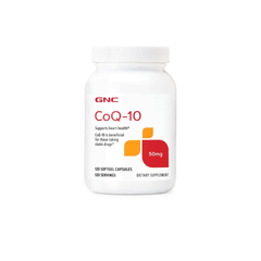 Gnc Coq-10 50mg 120s Softgel Capsules